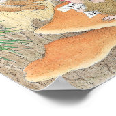 ハウスマウスデザイン® - Wall Art ポスター (角)