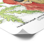 ハウスマウスデザイン® - Wall Art ポスター (角)