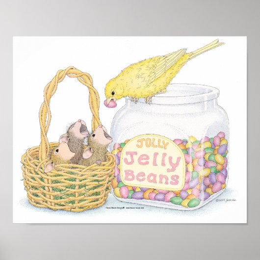 ハウスマウスデザイン® - Wall Art ポスター (正面)