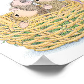 ハウスマウスデザイン® - Wall Art ポスター (角)