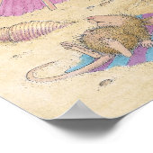 ハウスマウスデザイン® - Wall Art ポスター (角)