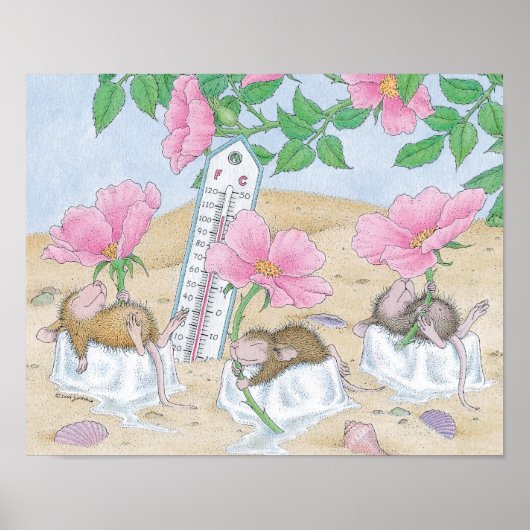 ハウスマウスデザイン® - Wall Art ポスター (正面)