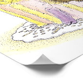 ハウスマウスデザイン® - Wall Art ポスター (角)