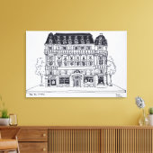 ハウスマン建築 |ルーヴル，パリ キャンバスプリント (インサイチュ (リビング))