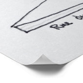 ハウスマン建築 |ルーヴル，パリ ポスター (角)