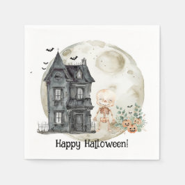 ハウスマ幽霊のよく出るミアンドフレンズハローウィンパーティ スタンダードカクテルナプキン