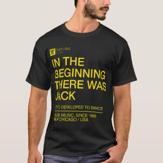 ハウスミュージックの賛歌、始まりはジャックだった。D Tシャツ