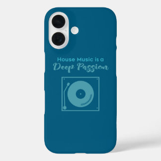 ハウスミュージックは深い情熱 iPhone 16ケース