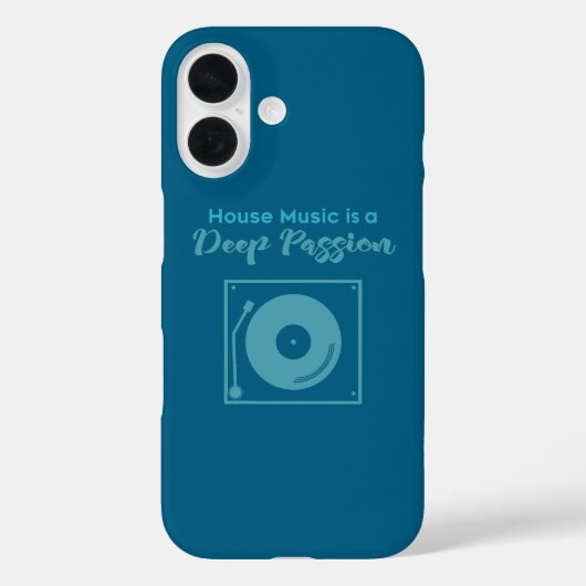 ハウスミュージックは深い情熱 Case-Mate iPhoneケース (裏面)