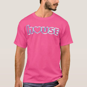 ハウスミュージックハートEdm Raver Tシャツ
