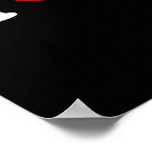 ハウスミュージックブラックポスターが大好き |イビサ踊り ポスター (角)