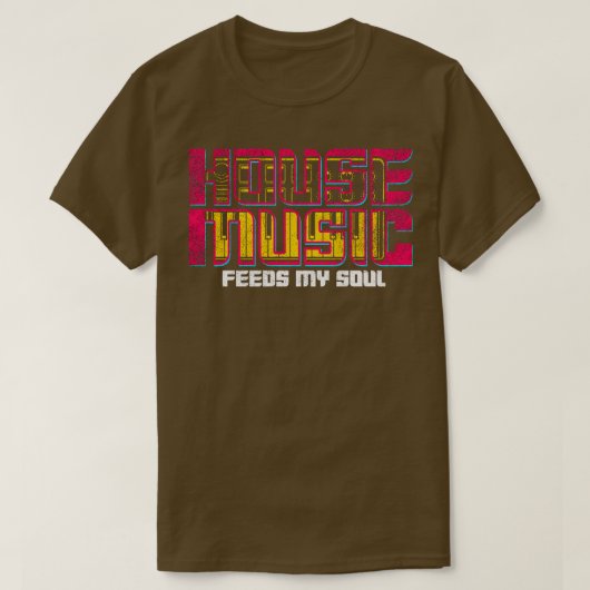 ハウスミュージック10 Tシャツ (デザイン正面)