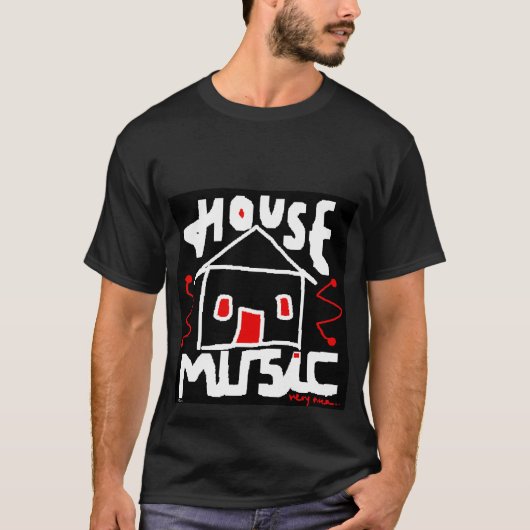 ハウスミュージック2 Tシャツ (正面)