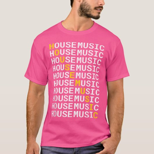 ハウスミュージック – おもしろい Dj Edm Rave Gift Tシャツ (正面)