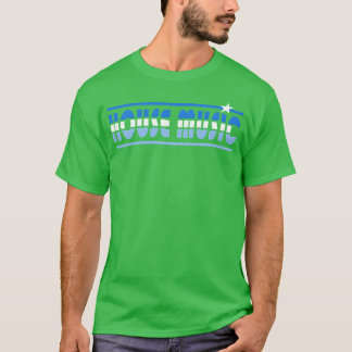 ハウスミュージック レトロ フレンド Tシャツ