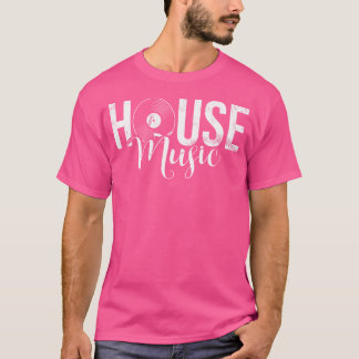 ハウスミュージック EDM レイブ DJ エレクトロ ディープハウス ラバー Tシャツ