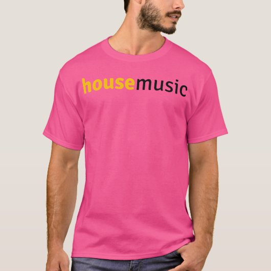 ハウスミュージック EDM DJ Tシャツ (正面)