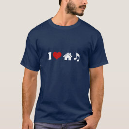 ハウスミュージックTシャツが大好き Tシャツ