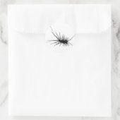 ハウスムカデ黒怖いバグ昆虫総大型 ラウンドシール (バッグ)