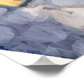 ハウスムーンウィッチベビーシャワーウェルカムサイン ポスター (角)