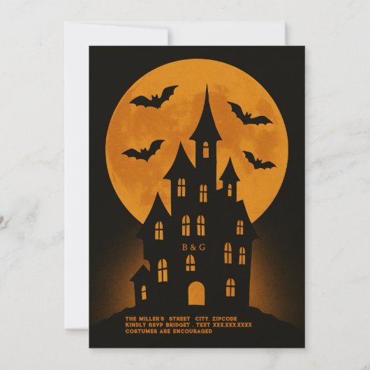 ハウスムーン幽霊のよく出るこうもりハローウィンパーティ (裏面)