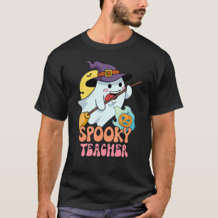 ハウスムーン幽霊のよく出るナイトグルーヴィ不気味先生 Tシャツ