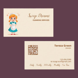 ハウスメイドハウスキーパーQR 名刺