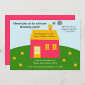ハウスモダンウォーミング招待状 招待状 (正面/裏面)