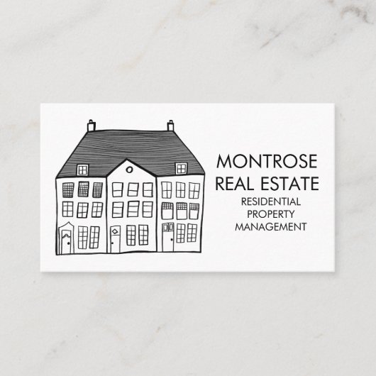 ハウスラインミニマルアーカスタムト実在エテート 名刺 (正面)