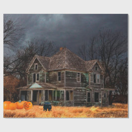 ハウスラッ幽霊のよく出るピング紙 ラッピングペーパー