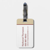 ハウスラニスターヒアミーロール ラゲッジタグ (裏面縦)