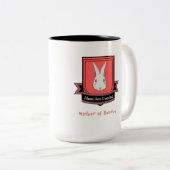 ハウスラピンマザーオブブンニースコーヒーマグ ツートーンマグカップ (正面右)