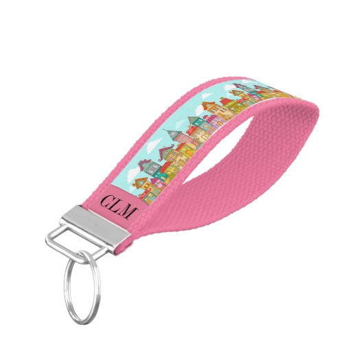 ハウスリストキーチェーン リストバンドキーホルダー (アングル下)