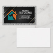 ハウスリペアイラストレーション | スチール縁ど 名刺 (正面/裏面)