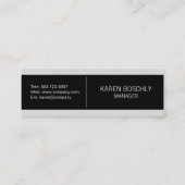 ハウスルーフトップ |不動産仲介業者投資家 スキニー名刺 (裏面)