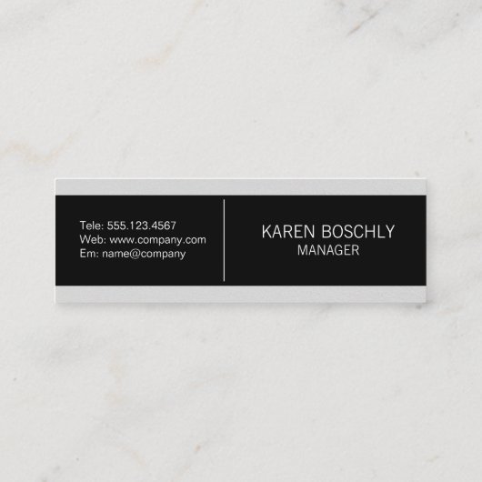 ハウスルーフトップ |不動産仲介業者投資家 スキニー名刺 (裏面)