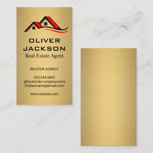 ハウスルーフトップ 名刺 (正面/裏面)