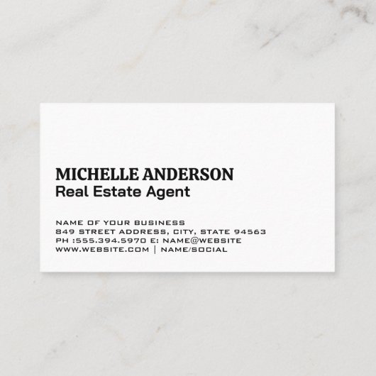 ハウスルーフロゴ |黒いテクスチャ 名刺 (裏面)