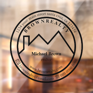 ハウスルーフ実在エステートエージェントアーキテクチャ事業 ウィンドウサイン