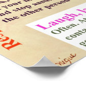 ハウスルールポスター ポスター (角)