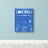 ハウスルール装飾 キャンバスプリント (インサイチュ (ウッドフロア))