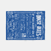 ハウスルール装飾 フリースブランケット (正面(横))