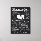 ハウスルール キャンバスプリント (正面)