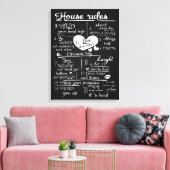 ハウスルール キャンバスプリント (インサイチュ (リビング))