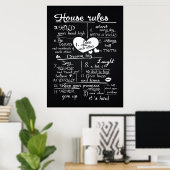 ハウスルール ポスター (ホームオフィス)