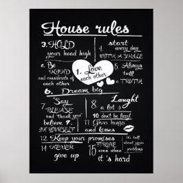 ハウスルール ポスター