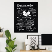 ハウスルール ポスター (ホームオフィス)