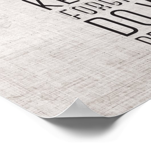 ハウスルール ポスター (角)