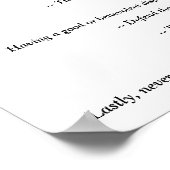 ハウスルールv3white ポスター (角)