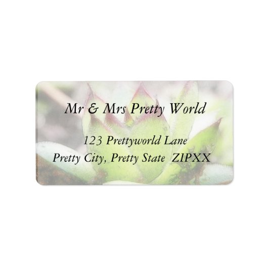 ハウスレック – センペルヴィヴム ラベル (正面)